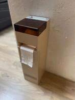Toiletrolhouder space age jaren 70, Ophalen of Verzenden, Gebruikt, Wit