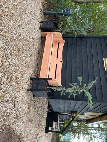 Authentieke Houten Tuinbank Douglas Hout beschikbaar voor biedingen