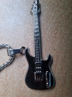 ketting + gitaar hanger zilver kleur NIEUW december koopje.+, Nieuw, Ophalen of Verzenden, Zilver, Overige materialen