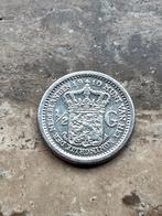 1/2 gulden 1910 Wilhelmina , mooie kwaliteit, Postzegels en Munten, Munten | Nederland, ½ gulden, Zilver, Ophalen of Verzenden