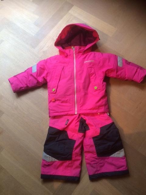 Roze Didriksons skipak maat 80, Kinderen en Baby's, Babykleding | Maat 80, Zo goed als nieuw, Meisje, Pakje, Ophalen of Verzenden