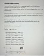 carbon look spiegel spiegelkappen Voor Mb w204 w176 amg, Verzenden, Automotive Parts, A.parts@hotmail.nl, Trasmolenlaan 12 3447 GZ Woerden