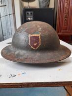 Informatie gevraagd Engelse Britse helm., Verzamelen, Ophalen of Verzenden, Landmacht, Engeland, Helm of Baret