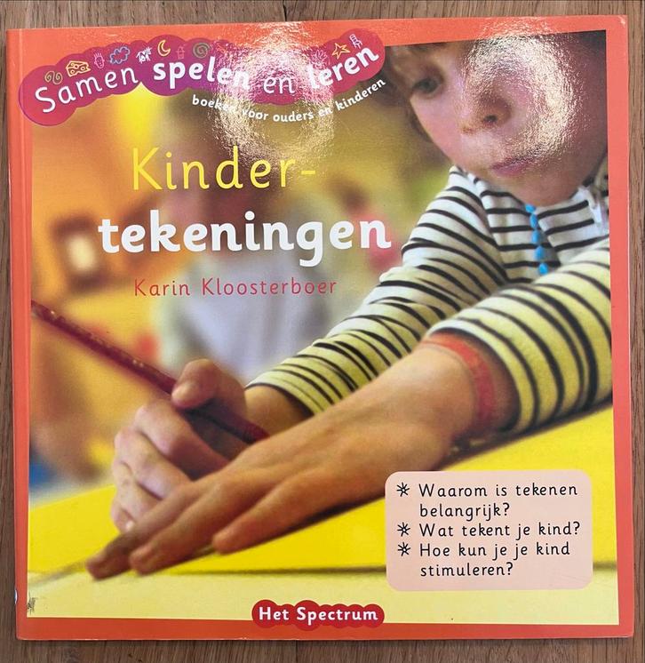 Kindertekeningen - Karin Kloosterboer, Boeken, Kinderboeken | Jeugd | onder 10 jaar, Zo goed als nieuw, Non-fictie, Ophalen of Verzenden