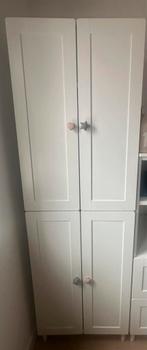 SMASTAD/PLATSA Kast - Wit - 60x57x181 cm + Extra Plank, Kunststof, Zo goed als nieuw, 150 tot 200 cm, 50 tot 100 cm