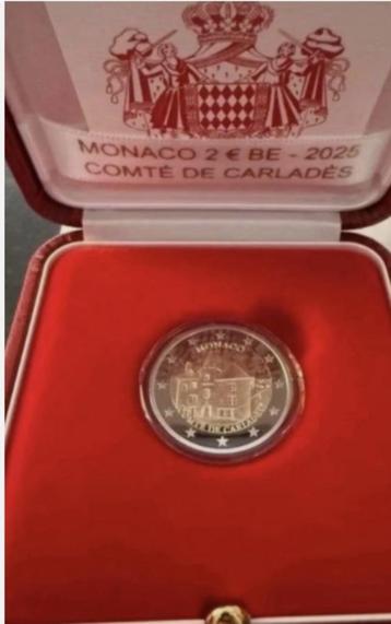 2 euro Monaco “Graafschap Carladès’’ Proof 2025 beschikbaar voor biedingen