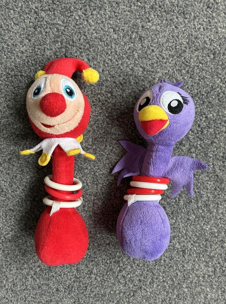 Efteling rammelaars van Jokie en Jet. PRIMA staat., Kinderen en Baby's, Speelgoed | Babyspeelgoed, Gebruikt, Overige typen, Ophalen of Verzenden