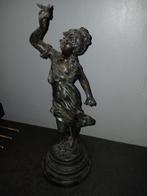 Brons "Apprivoiseuse" van Moreau, Antiek en Kunst, Kunst | Beelden en Houtsnijwerken, Ophalen of Verzenden