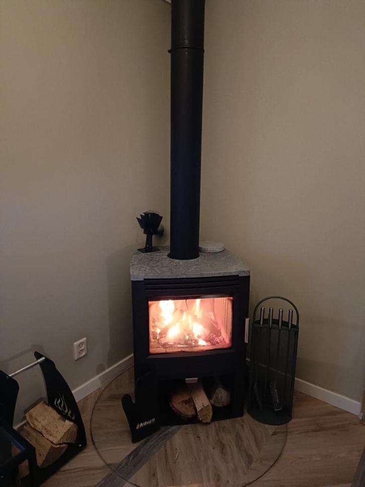 Aduro Speksteenkachel 6SK, Huis en Inrichting, Kachels, Gebruikt, Vrijstaand, Houtkachel, Hout, Ophalen