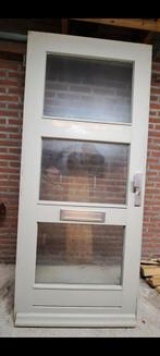 Voordeur, buitendeur 211,5 x 92, Doe-het-zelf en Verbouw, Deuren en Horren, Ophalen, Gebruikt, 200 tot 215 cm, Glas