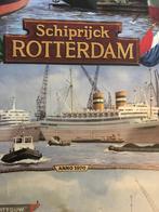 Vintage Poster Schiprijk Rotterdam Haven., Rechthoekig Staand, Deurposter of groter, Ophalen of Verzenden, Zo goed als nieuw