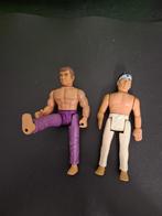 Vintage Remco Karate Kid actiefiguren Daniek + Kreese 1986, Ophalen of Verzenden, Gebruikt