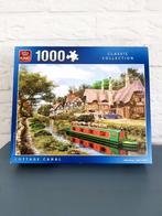 King cottage puzzel 1000 stukjes, Ophalen of Verzenden, 500 t/m 1500 stukjes, Zo goed als nieuw, Legpuzzel
