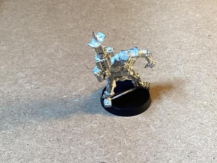 1x Necron, Warrior [1991, White Dwarf], Hobby en Vrije tijd, Wargaming, Zo goed als nieuw, Warhammer 40000, Figuurtje(s), Ophalen of Verzenden