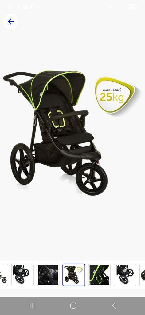 Hauck Runner Buggy, Kinderen en Baby's, Buggy's, Gebruikt, Overige merken, Verstelbare rugleuning, Zonnekap, Ophalen
