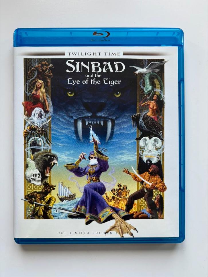 Sinbad And The Eye Of The Tiger Blu-ray (Twilight Time), Cd's en Dvd's, Blu-ray, Zo goed als nieuw, Avontuur, Verzenden