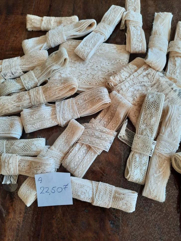 Lot A Frans Antiek kant., Antiek en Kunst, Curiosa en Brocante, Ophalen of Verzenden