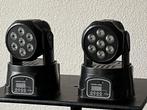 Mini Led Moving Head, set van 2 stuks, Ophalen of Verzenden, Gebruikt, Licht