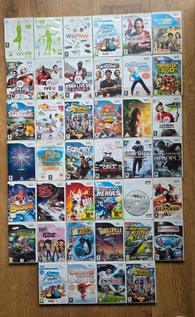 Nintendo Wii Spellen, Spelcomputers en Games, Games | Nintendo Wii, Zo goed als nieuw, Sport, 3 spelers of meer, Vanaf 3 jaar