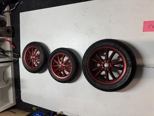 Piaggio MP3 400/500 & fuoco velgenset candy red, Motoren, Onderdelen | Overige, Gebruikt, Ophalen