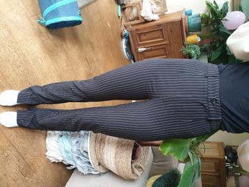 Pantalon - zwart - krijtstreep broek - XS - merk Loavies beschikbaar voor biedingen