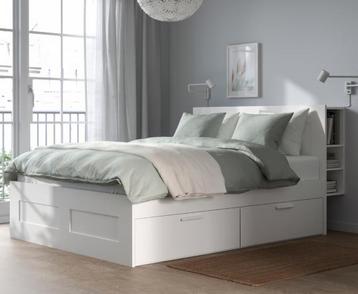 IKEA Brimnes bedframe + Valevåg matras - afbeelding 2
