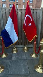 Vlaggenpalen te huur / ghorzja vlaggen setting, Ophalen of Verzenden, Nieuw