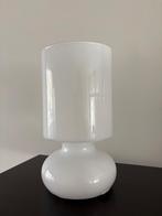 IKEA Lykta vintage mushroom glas lamp opaalglas, Vintage, minimalistisch, Ophalen of Verzenden, Minder dan 50 cm, Glas