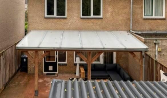 Mooie overkapping - 6x2.9 meter, Tuin en Terras, Overkappingen, Gebruikt, Veranda, Ophalen of Verzenden