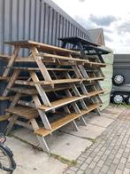 Picknicktafels groot en klein en kinderpicknicktafels, Tuin en Terras, Picknicktafels, Ophalen, Zo goed als nieuw, Rechthoekig