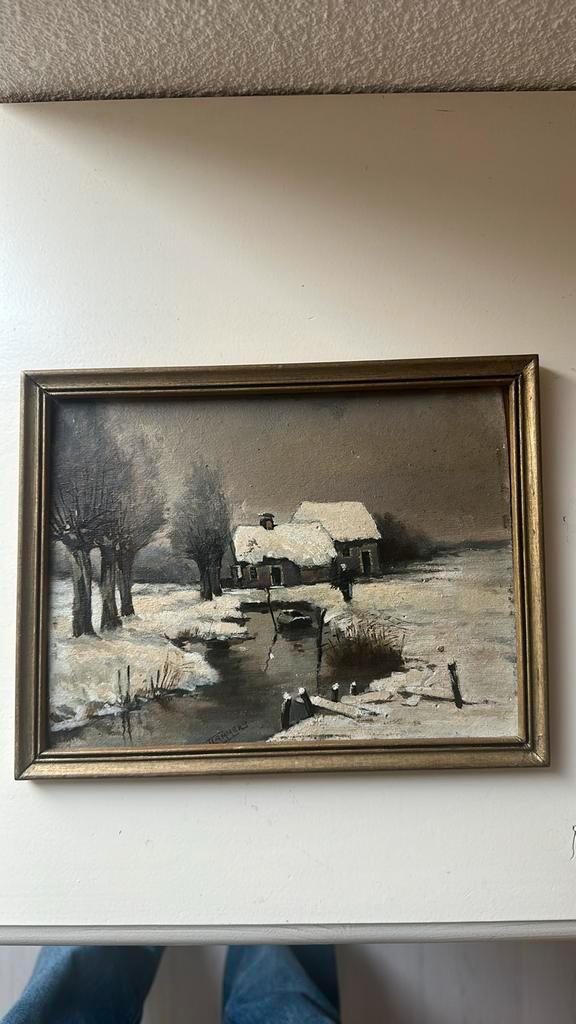 Zeldzaam Klassiek Schilderij – Authentiek Meesterwerk voor, Antiek en Kunst, Kunst | Schilderijen | Klassiek, Ophalen of Verzenden