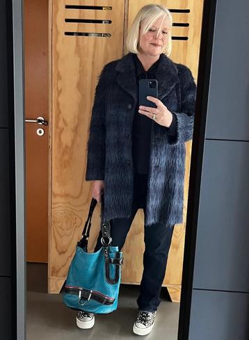 vintage TALLA y MODA tartan wool coat past 38, 40,42 beschikbaar voor biedingen
