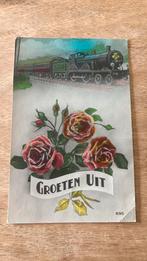 Oude ansichtkaart Groeten uit Rotterdam fantasie Hengelo O, Verzamelen, Ansichtkaarten | Nederland, Ophalen of Verzenden, 1920 tot 1940