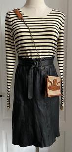 SUMMUM super leuke 100% leren rok NIEUW S/M zwart, Kleding | Dames, Rokken, Maat 38/40 (M), Zwart, Ophalen of Verzenden, Zo goed als nieuw