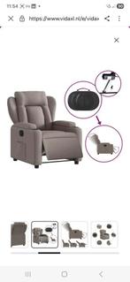 Elektrische Relaxstoel met  massage, Huis en Inrichting, Fauteuils, 75 tot 100 cm, Ophalen of Verzenden, Zo goed als nieuw, 75 tot 100 cm
