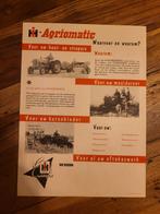 Tractor folder IHC Agriomatic, Ophalen of Verzenden