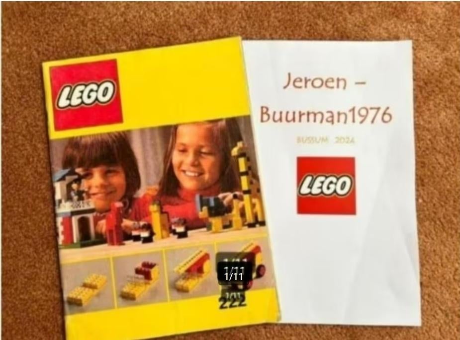 Lego Instructies (bouw)boek 222 (uit 1976) SC, Ophalen of Verzenden, Gebruikt, Complete set, Lego