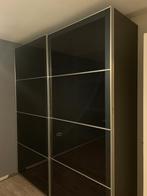 Ikea Pax dubbele schuifdeuren, Huis en Inrichting, Kasten | Kledingkasten, Ophalen, 100 tot 150 cm, 200 cm of meer, Glas