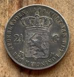 2,5 gulden 1845 Willem II (2), Postzegels en Munten, Munten | Nederland, Zilver, 2½ gulden, Koning Willem II, Ophalen