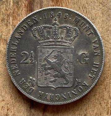 2,5 gulden 1845 Willem II (2)
