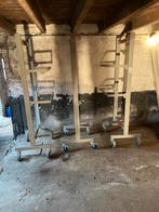 Verrijdbare bokken voor lang materiaal, Ophalen, Gebruikt