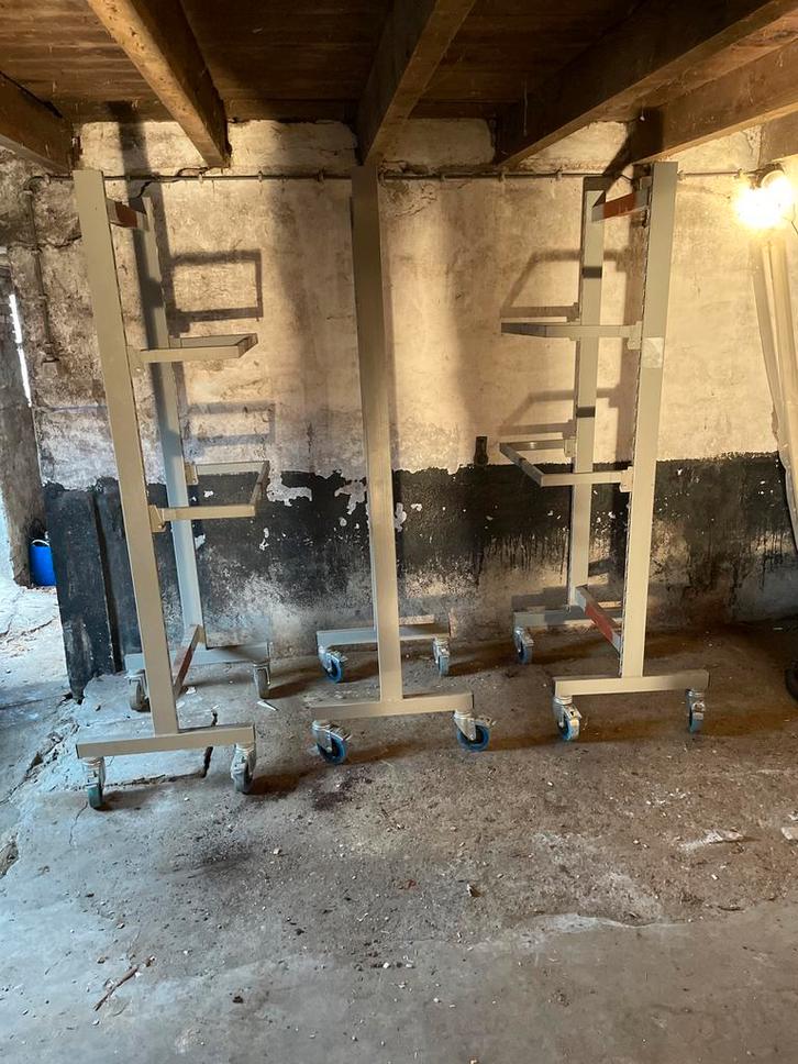 Verrijdbare bokken voor lang materiaal, Doe-het-zelf en Verbouw, Overige Doe-het-zelf en Verbouw, Gebruikt, Ophalen