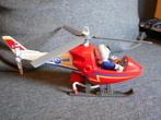 Playmobil brandweer helicopter 4812 en brandweerman 4621, Kinderen en Baby's, Complete set, Zo goed als nieuw, Ophalen
