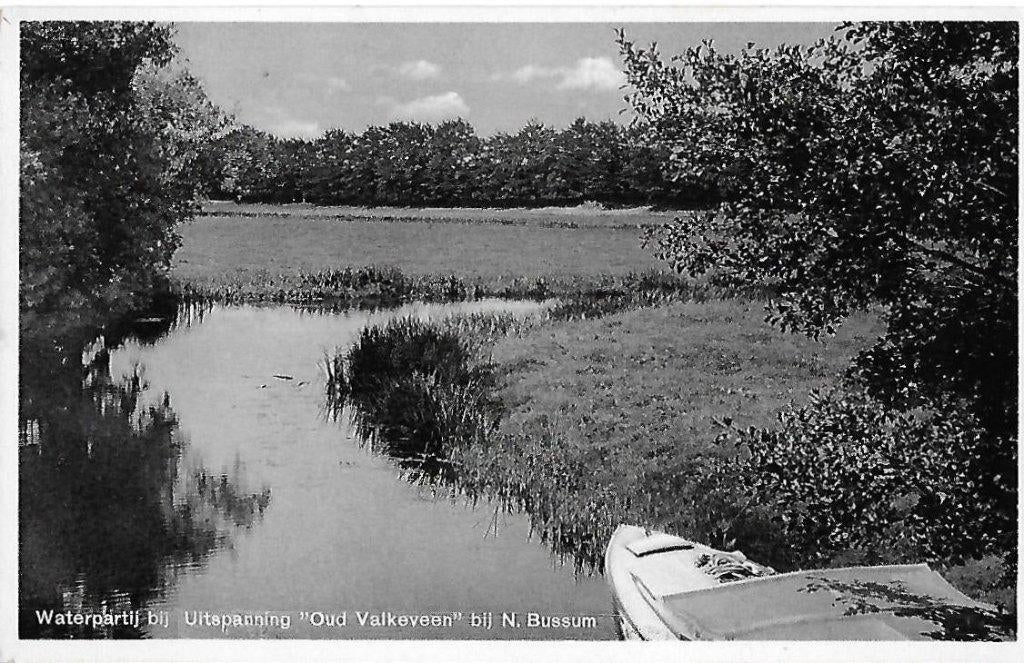 Oud Valkenveen Oude Gelopen Ansichtkaart ( 8360 ), Ophalen of Verzenden, 1940 tot 1960, Gelopen, Zuid-Holland