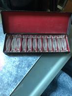 Vintage Kristallen Messenhouders in Doos, Ophalen of Verzenden