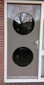 Voordeur met glas, 92x214 cm, Ophalen, Gebruikt, 200 tot 215 cm, Glas