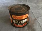 Koffie blik van de Gruyter, vintage, Ophalen of Verzenden, Gebruikt, Koffie, Overige merken