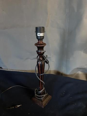 Vintage Keramieken Lampenvoet - Bruin/Zwart beschikbaar voor biedingen