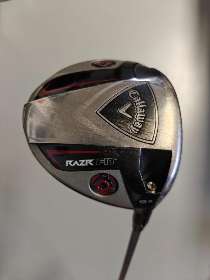 Callaway RaZr Fit driver 9.5 graden rechts, regular shaft, Sport en Fitness, Golf, Gebruikt, Club, Callaway, Ophalen of Verzenden
