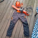 HUSQVARNA  kettingzaag type 420 EL met kettingzaag broek, Ophalen, Gebruikt, 70 mm of meer, Kettingzaag